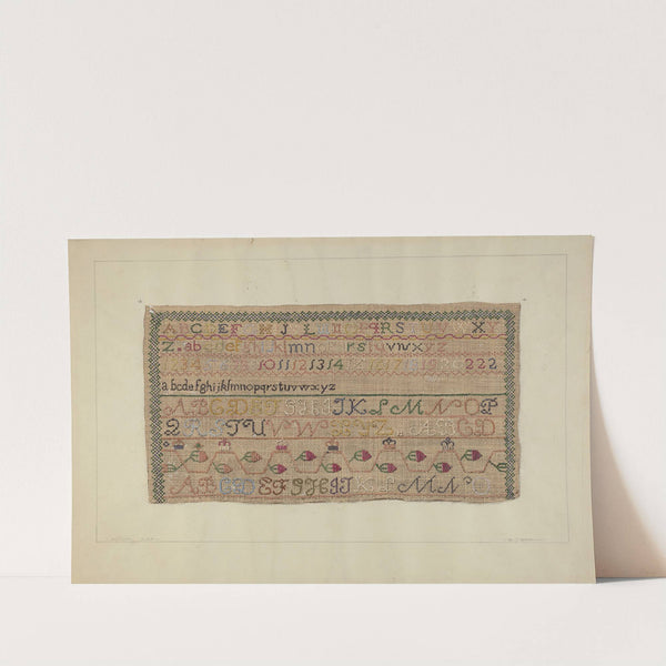 Embroidery Sampler by Elzy J. Bird