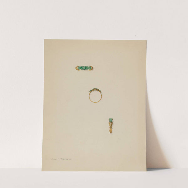 Emerald Ring by John H. Tercuzzi