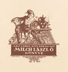Ex libris van László Milch (1935)