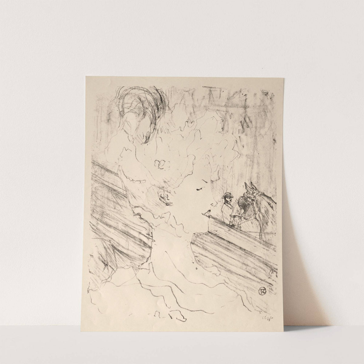 Emilienne d'Alençon by Henri de Toulouse-Lautrec