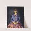 Emma in the Purple Dress by George Wesley Bellows