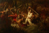 Emperor Rudolf I in the Battle of Marchfeld