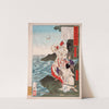Empress Jingū and Takeuchi no Sukune Fishing at Chikuzen by Tsukioka Yoshitoshi