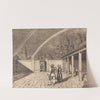 En dobbelt regnbue Illustration til Linearperspectiven , Tavle V by Christoffer Wilhelm Eckersberg