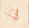 En mands højre hånd sat i siden