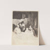 En mor med sit barn i en krostue by Cornelis Pietersz. Bega