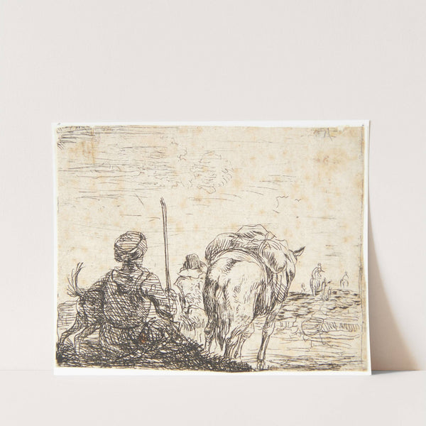 En pakhest by Karel Dujardin