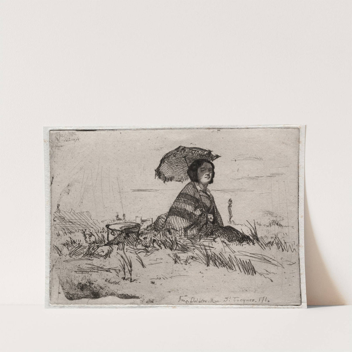 En Plein Soleil (1858) by James Abbott McNeill Whistler
