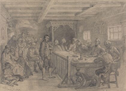En rettsscene på landet (1858)