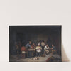 En scene i værtshuset Brokkensbod by Christian Andreas Schleisner