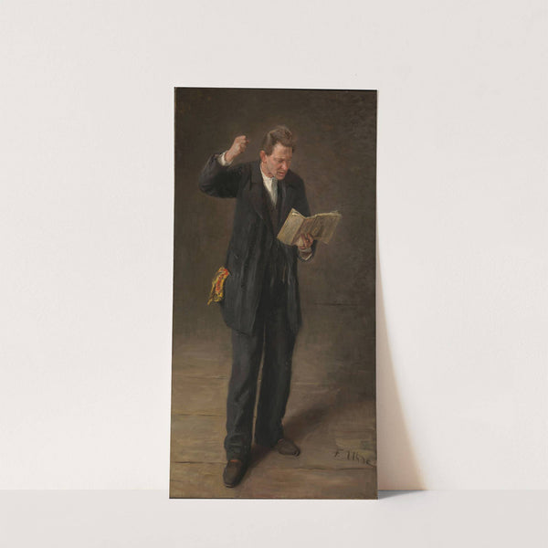 En skuespiller (1893) by Fritz von Uhde