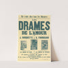 En vente chez tous les libraires, les Drames de l’amour par J. Rouquette et A. Fourgeaud (1886) by Imp. Charaire et Fils