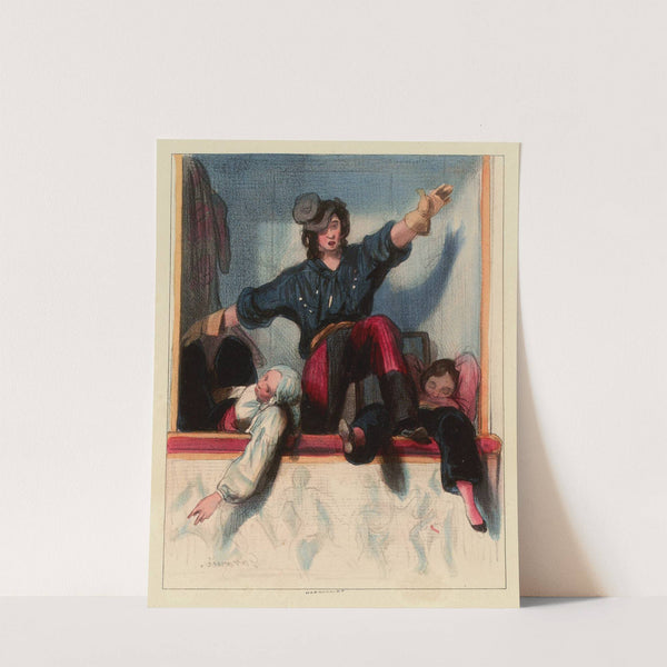 En voulez-vous de la crevette. Pas cher (1840) by Paul Gavarni