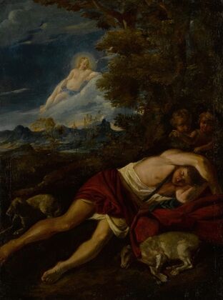 Endymion asleep