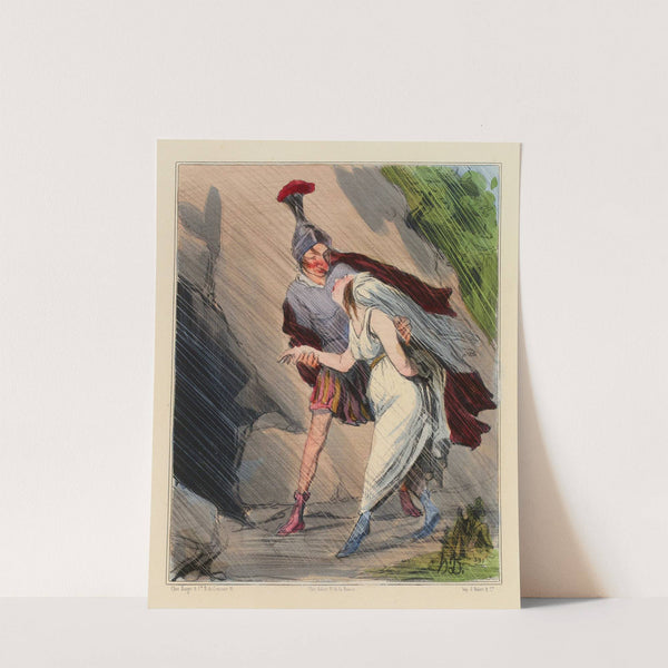 Enée et Didon (1833) by Honoré Daumier