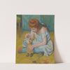Enfant Jouant À La Poupée (Young Girl Playing With A Doll) by Federico Zandomeneghi