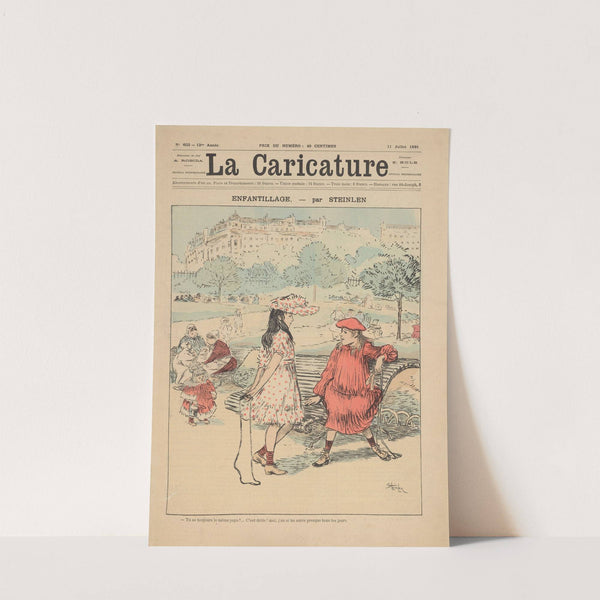 Enfantillage (1891) by Théophile Alexandre Steinlen