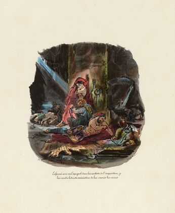 Enfermé avec un Espagnol dans les cachots de l’inquisition, je lui rendis le triste ministère de lui ouvrir les veines (1828)