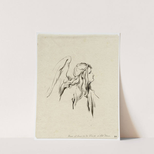 Engel, halffiguur by David Humbert de Superville