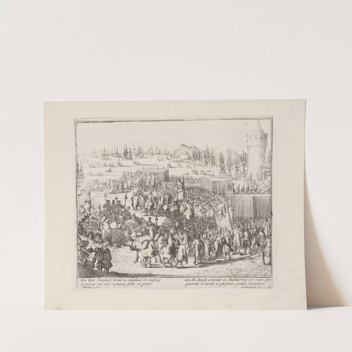 Engelants schouwtoneel – Le theatre d’Angleterre Pl.03 (1692) by Pieter Pickaert