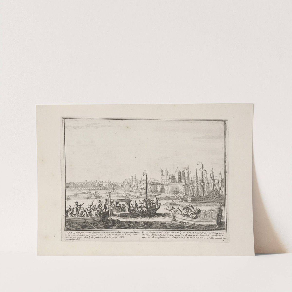 Engelants schouwtoneel – Le theatre d’Angleterre Pl.08 (1692) by Pieter Pickaert