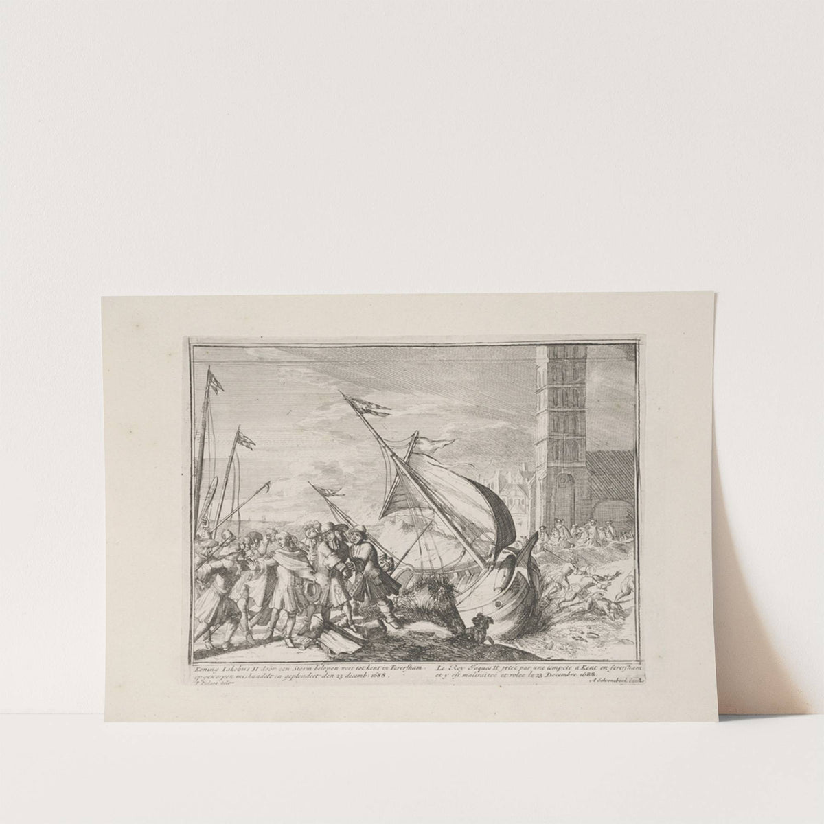 Engelants schouwtoneel – Le theatre d’Angleterre Pl.13 (1692) by Pieter Pickaert