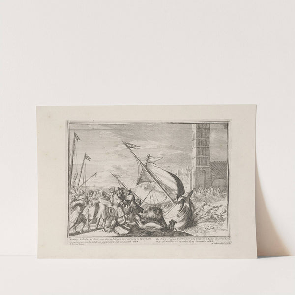 Engelants schouwtoneel &#8211; Le theatre d’Angleterre Pl.13 (1692) by Pieter Pickaert