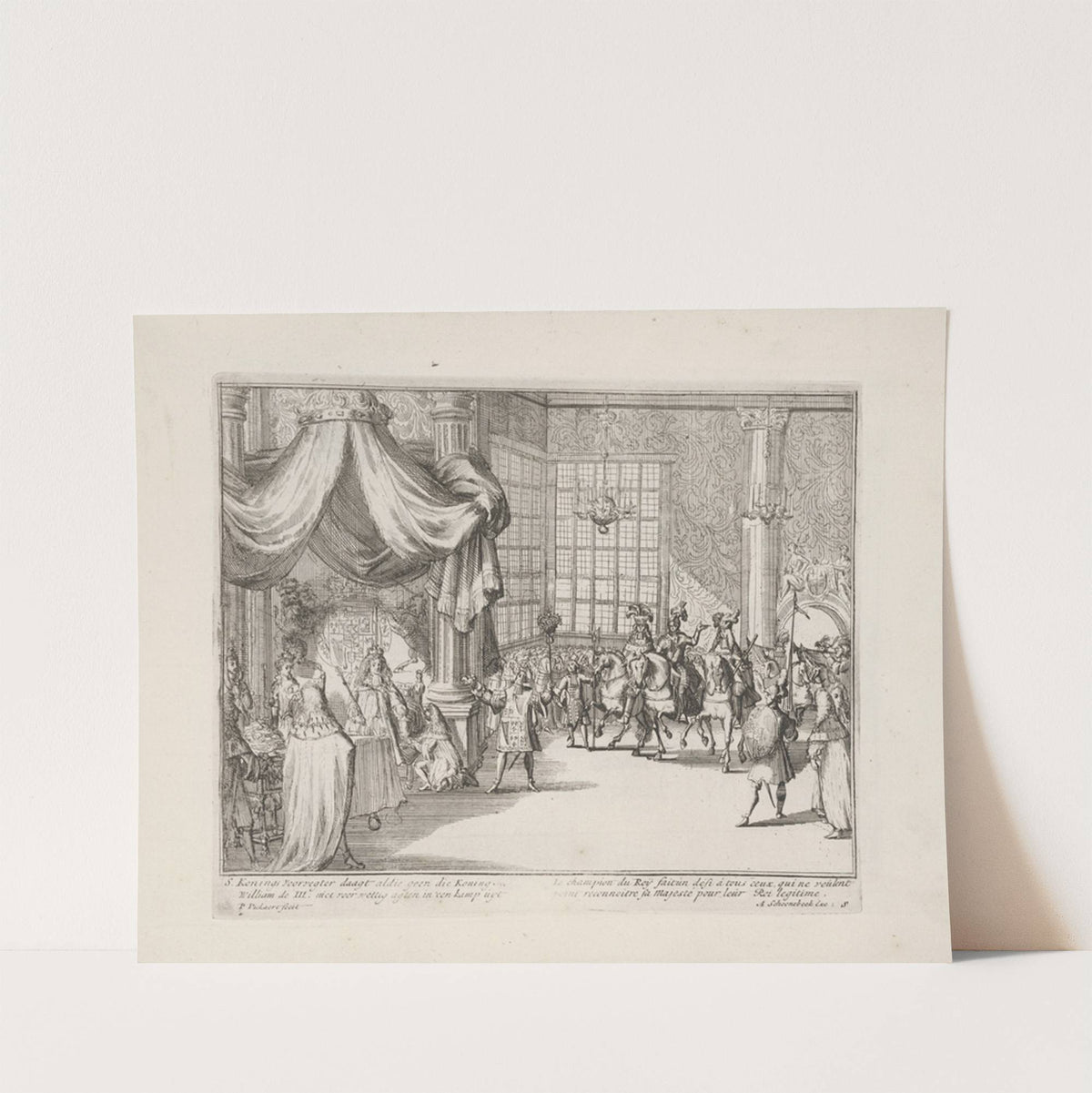 Engelants schouwtoneel – Le theatre d’Angleterre Pl.39 (1692) by Pieter Pickaert