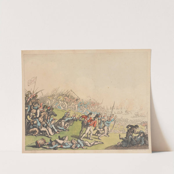 England invaded, or Frenchmen naturalized (1798) by Thomas Rowlandson