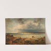 Englische Küste zwischen Hastings und Brighton (1861) by Fritz Bamberger