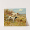 English setters on point by Thomas Blinks