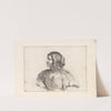 Engravings after Guercino&#039;s Libro dei Disegni Pl.10 by Francesco Curti