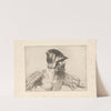Engravings after Guercino&#039;s Libro dei Disegni Pl.11 by Francesco Curti