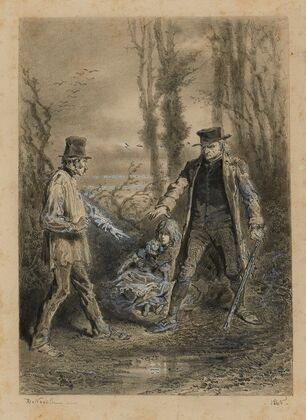 Enlèvement de Cosette Qui cherche le mieux peut trouver le piret (1865)