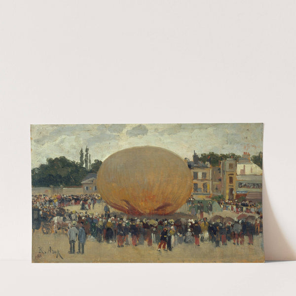 Enlèvement d’un ballon (1880) by Raoul Arus
