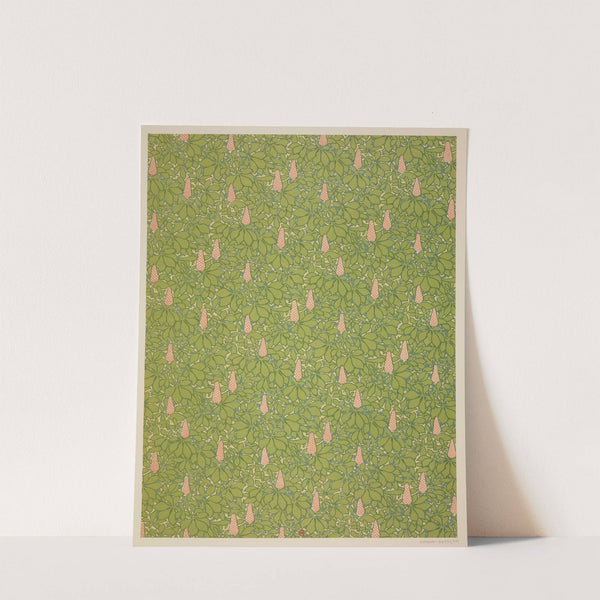 Ensemble de papiers de garde pour Eugène Verneau Pl.37 (1913-1923) by George Auriol