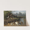 Enten am Bach by Carl Jutz