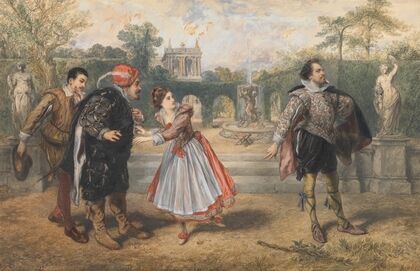 Enter Malvolio, Crossgartered…