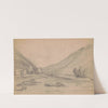 Entrance of Delaware Water Gap, 1850 (1850) by James Fuller Queen