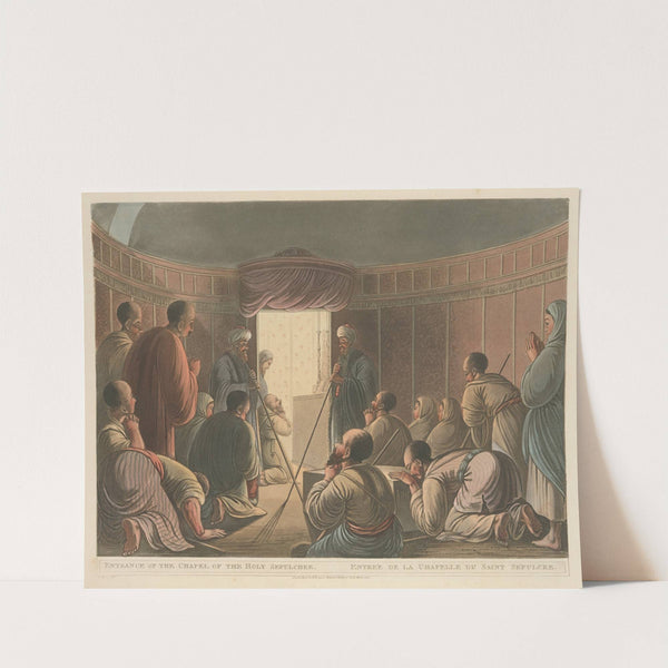 Entrance of the Chapel of the Holy Sepulchre by Luigi Mayer