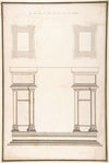 Entrance Portal; Plan and Elevation, Each Pier Consisting of Two Pilasters