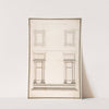 Entrance Portal; Plan and Elevation, Each Pier Consisting of Two Pilasters by Antonio Maria Visentini