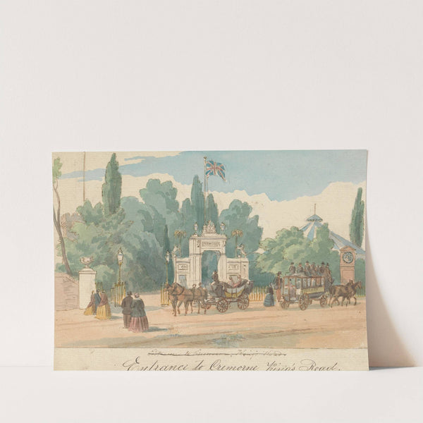 Entrance to Cremorne, King&#039;s Road by William Henry Brooke
