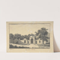 Entrance to Laxton in Northamptonshire by Charles Randle