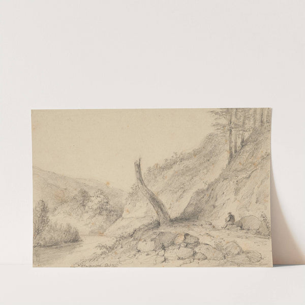 Entrance to second Hutt Gorge, Upper Hutt by William Swainson