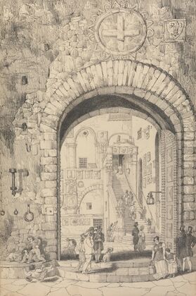 Entrance to the Barqello, Florence