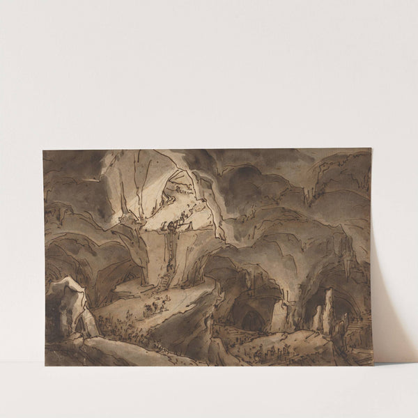 Entrance to the Bowels of the Earth by Antonio Basoli