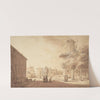 Entrance to The Hague from the South East by Jacob Elias La Fargue