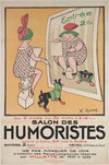 Entrée 2frs DU 8 MARS AU 30 AVRIL de 9h à 19 heures. SALON DES HUMORISTES Galerie La Boëtie (1925)