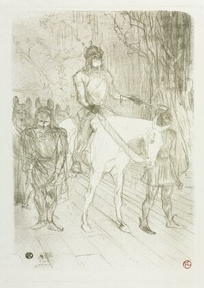 Entrée de Brasseur, dans Chilpéric (1895)